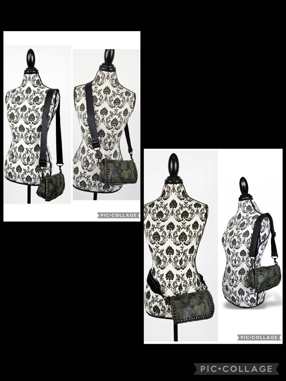 Lynn Tallerico Joie Small Camo Convertible Beltbag/   Shoulder/Crossbody/Clutch